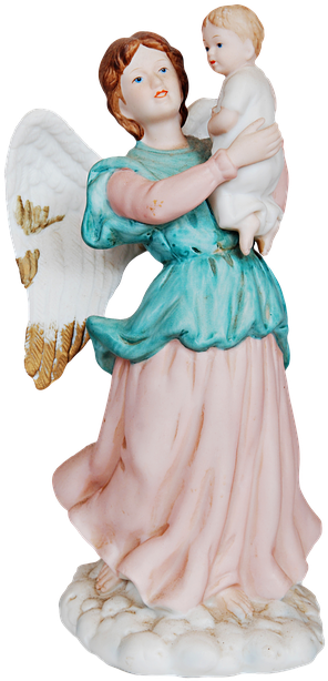 Angel, Christmas, Ornament, Guardian, Baby, Decoration - Ein Geschenk Von Oben Porzellanteller (482x720), Png Download