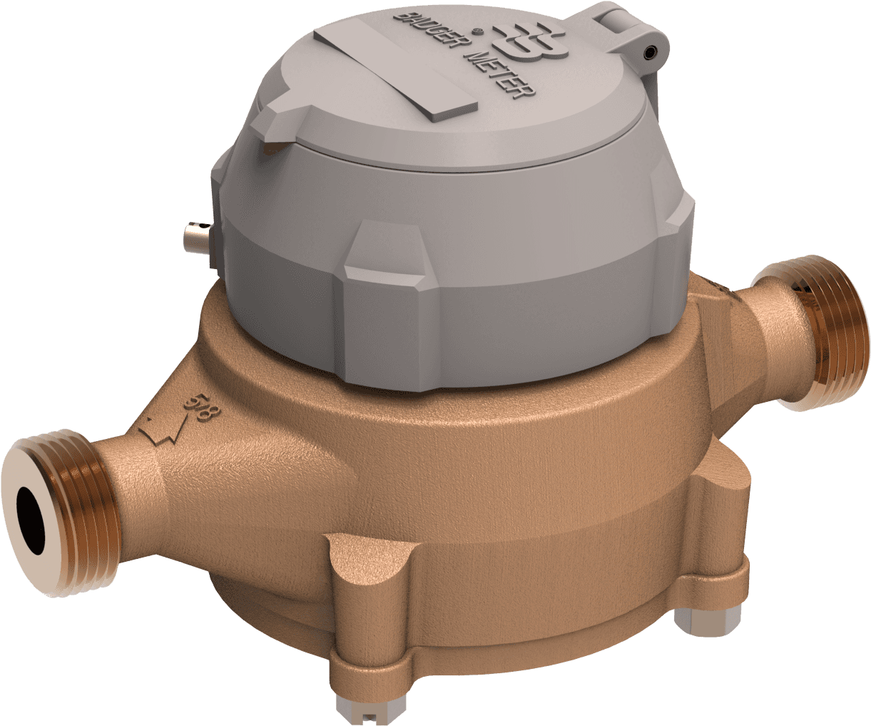 Disc Series Meters - Medidor Badger Meter (1364x1172), Png Download