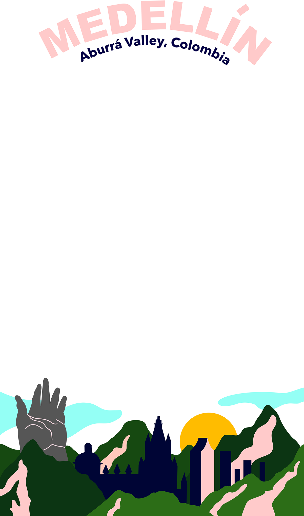 Picture Free Download For Medellin Colombia On Behance - Cali Colombia Snapchat Filter (1200x2133), Png Download