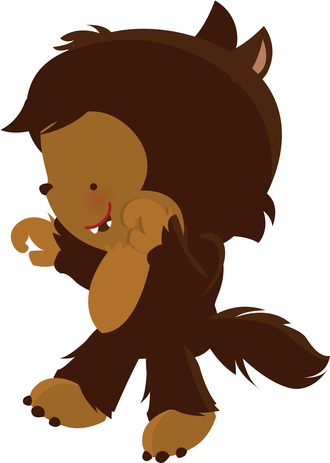 Iqmfeklfeizvv - Lobo Mal Chapeuzinho Vermelho (1137x1627), Png Download