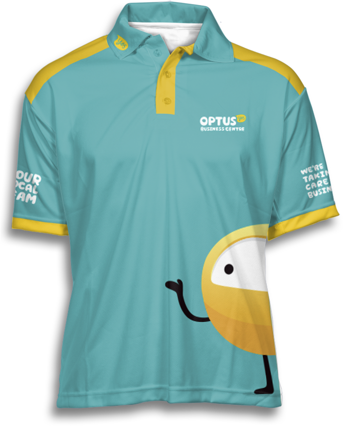 Optus - Polo Shirt (700x1000), Png Download