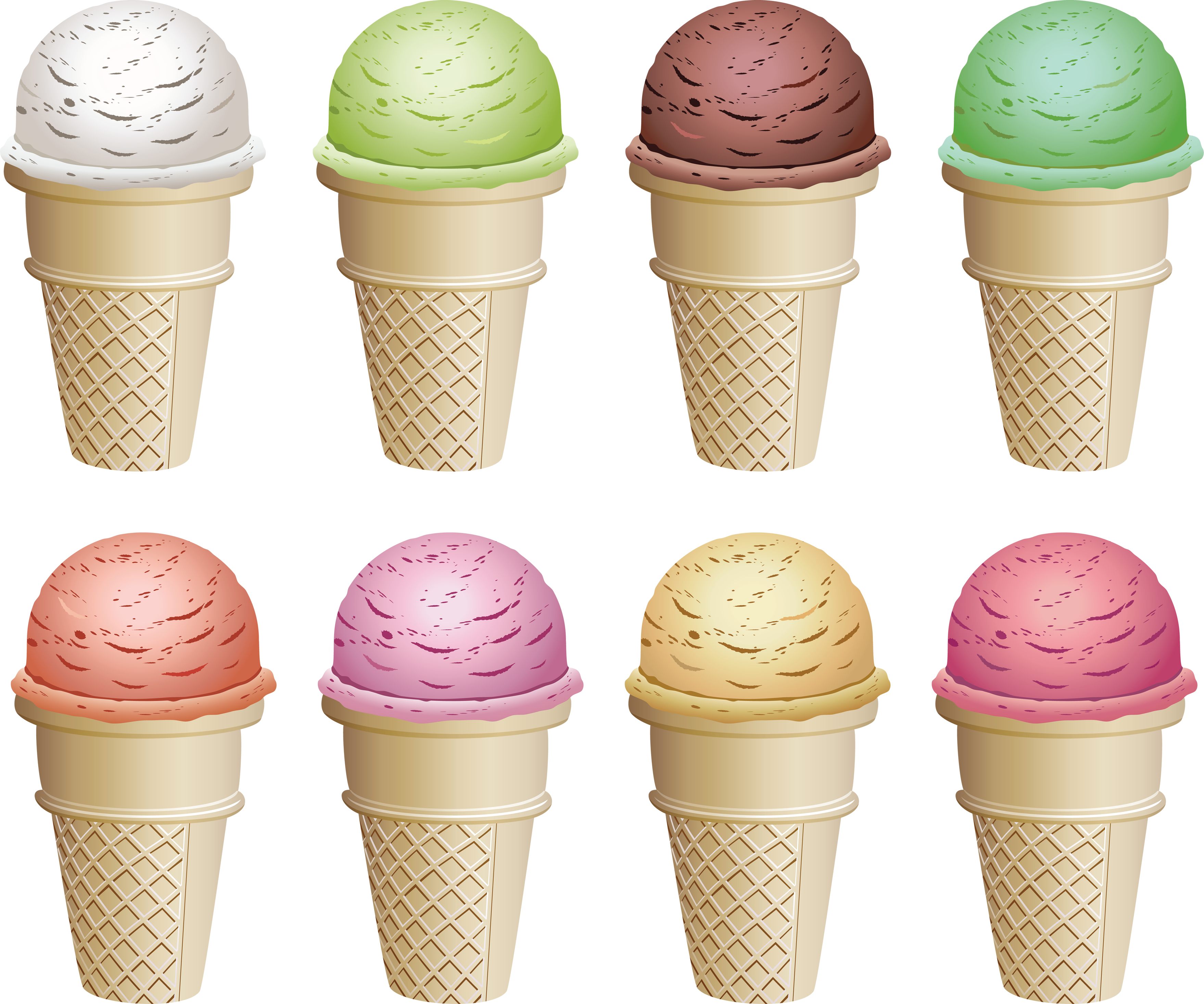 Ice Cream No Background (3517x2931), Png Download