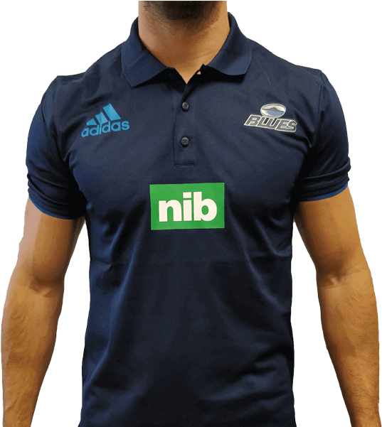 Blues Super Rugby Polo - Blues Super Rugby Polo Shirt (size: Xxxl) (600x600), Png Download