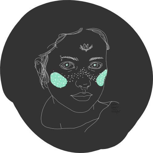 Lovely Freckles By Luisa Barros Aka Littlefeet - Illustration (497x497), Png Download