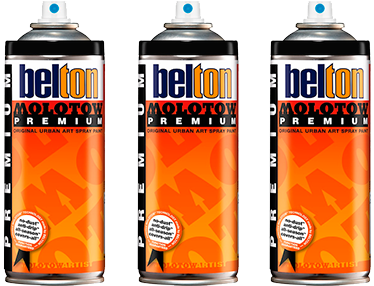 Molotow Premium Spray Paint - Molotow : Belton Premium Spray Paint : 400ml : Lagoon (670x294), Png Download