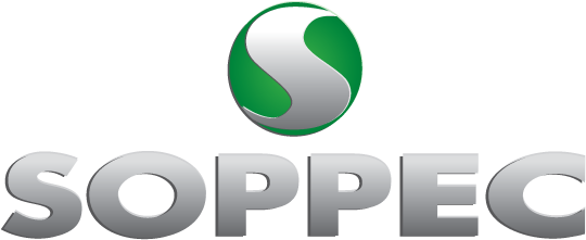 Logo Soppec Spray Paint Manufacturer - Soppec Logo (567x298), Png Download