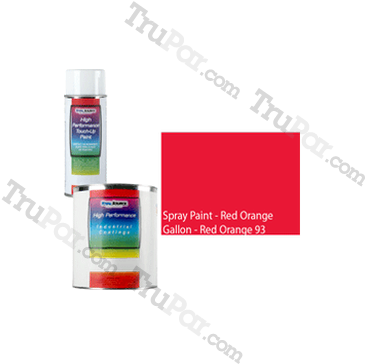 990-181 Red Orange 93 Spray Paint - Mastrolift Toyota Spray Paint Grey Original Color Toyota (378x378), Png Download