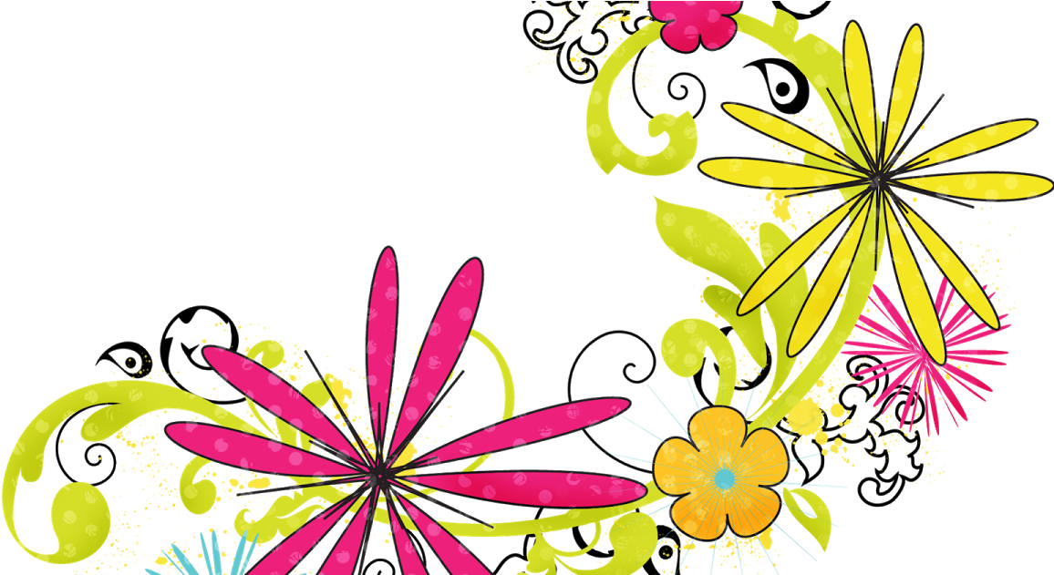 Abstract Floral Frame Png - Flowers Png Images Hd (1200x630), Png Download