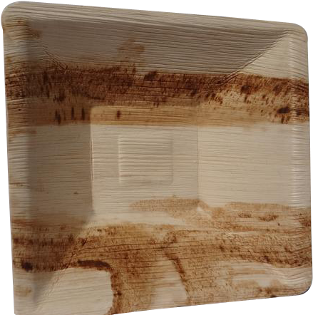 Palm Leaf Soup/dessert Bowl - Plywood (600x450), Png Download