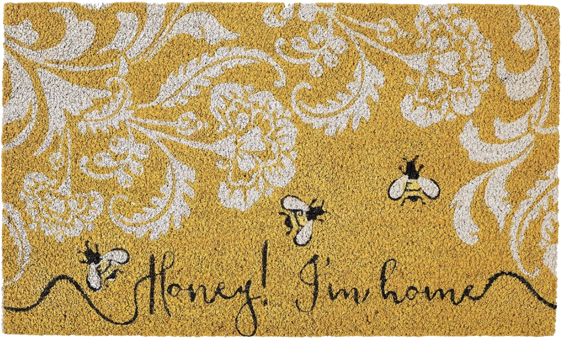 Honey, I'm Home I Natural Coir Doormat Lds Art And (1182x750), Png Download