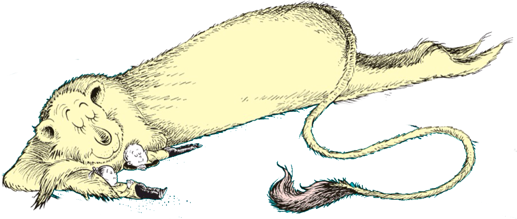 Dr Seuss Fish Png (2000x867), Png Download