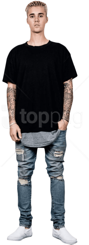 Free Png Justin Bieber Standing Png - Ropa Estilo Justin Bieber (480x854), Png Download