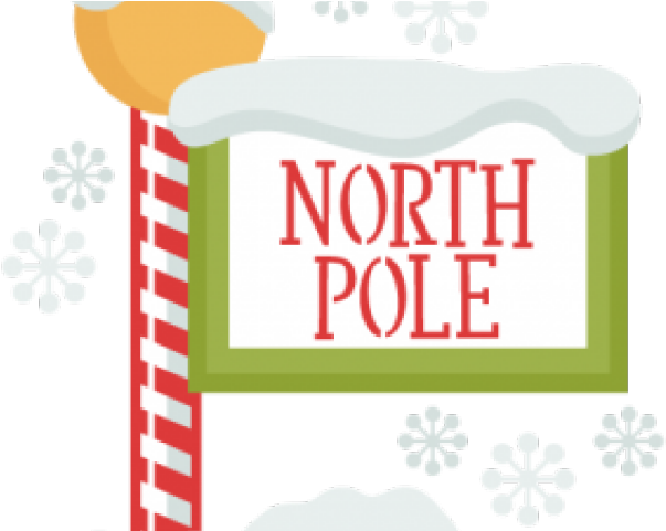 Sign Clipart North Pole (640x480), Png Download