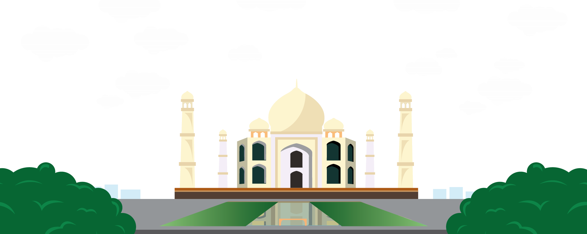 Masjid Muslim Clipart - Gurdwara (1920x768), Png Download