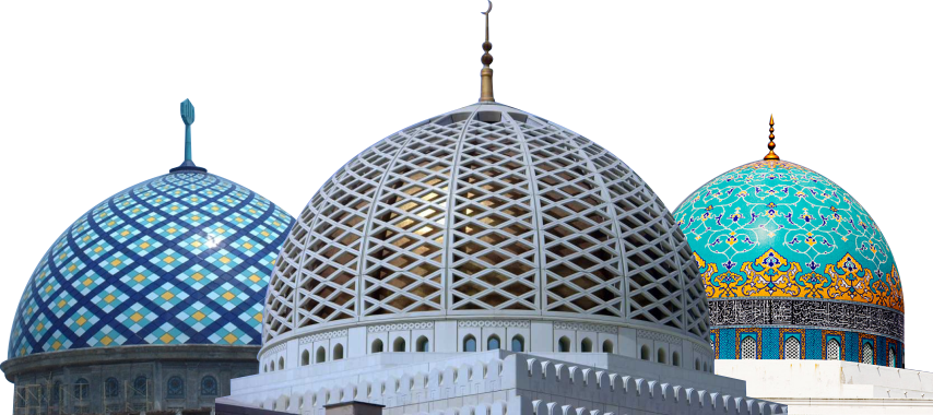 Kontraktor Kubah Masjid - Sultan Qaboos Grand Mosque (854x380), Png Download