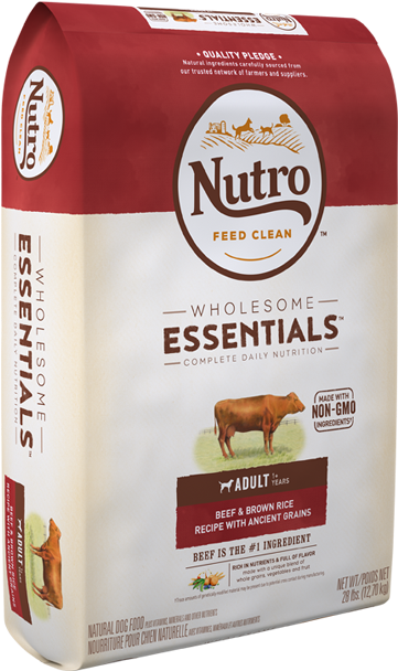 Nutro™ Wholesome Essentials™ Adult Dry Dog Food Beef - Nutro Puppy (640x640), Png Download