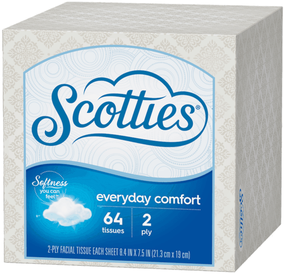 Scotties® Facial Tissues Offer - Box (600x600), Png Download