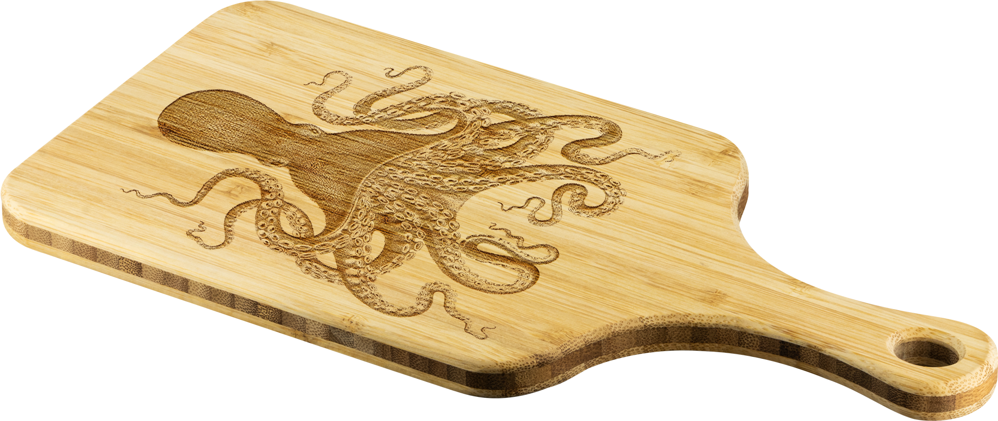 Octopus Cutting Board Sayings Wood Cutting Boards With - Cutting Board (2000x2000), Png Download