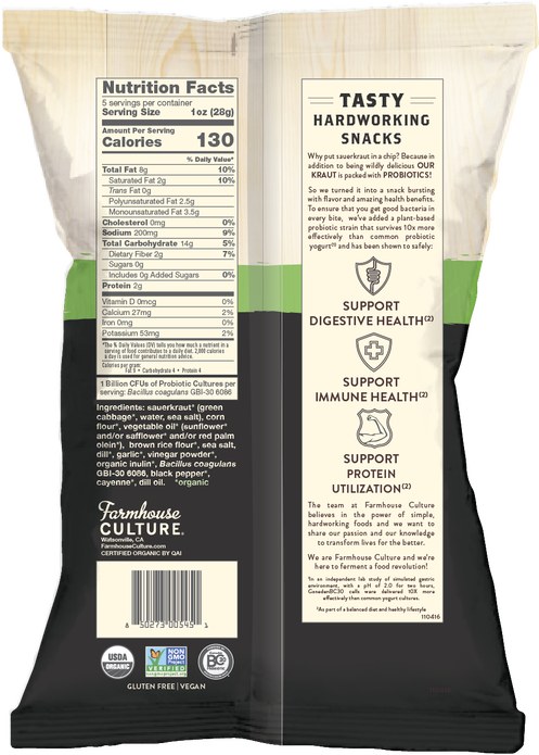 Just Like Our Immensely Popular Kraut And Gut Shots, - Farmhouse Culture Label (497x695), Png Download