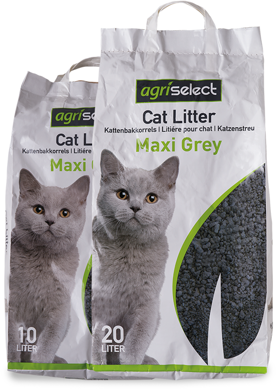 Maxigreycompleet - Agri Select Cat Litter Basic Grey (567x757), Png Download