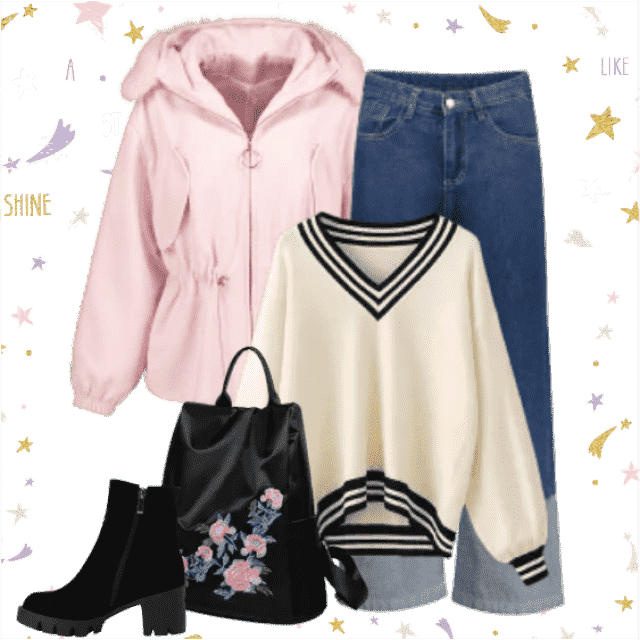 Winter Vacation Style - Girl (640x640), Png Download