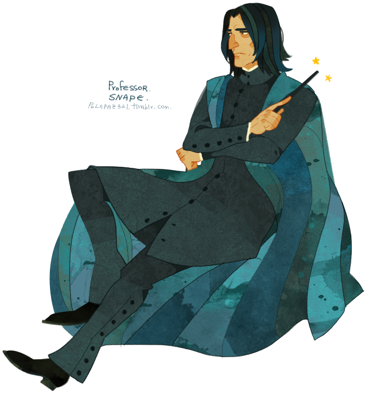“ Professor Snape - Severus Snape And Draco Malfoy Fan Art (800x800), Png Download