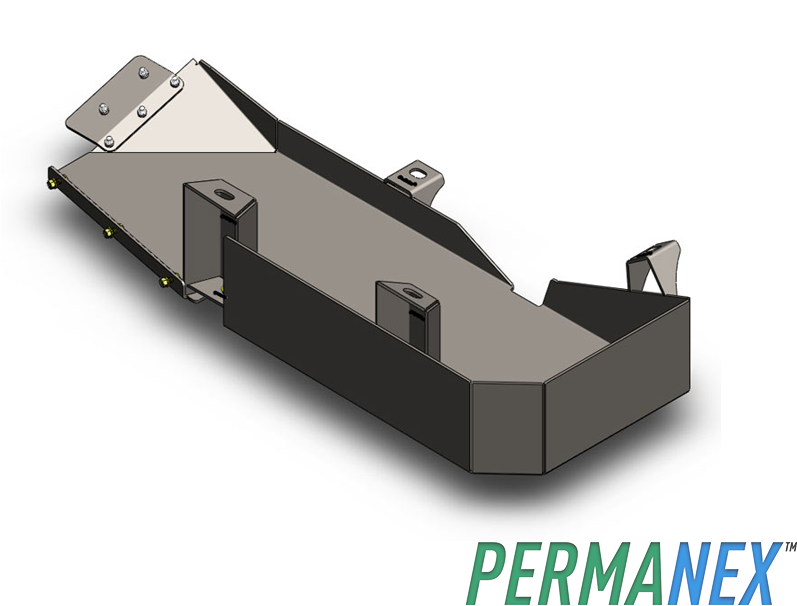 3/16" Gas Tank Skid Plate - Architecture (900x650), Png Download