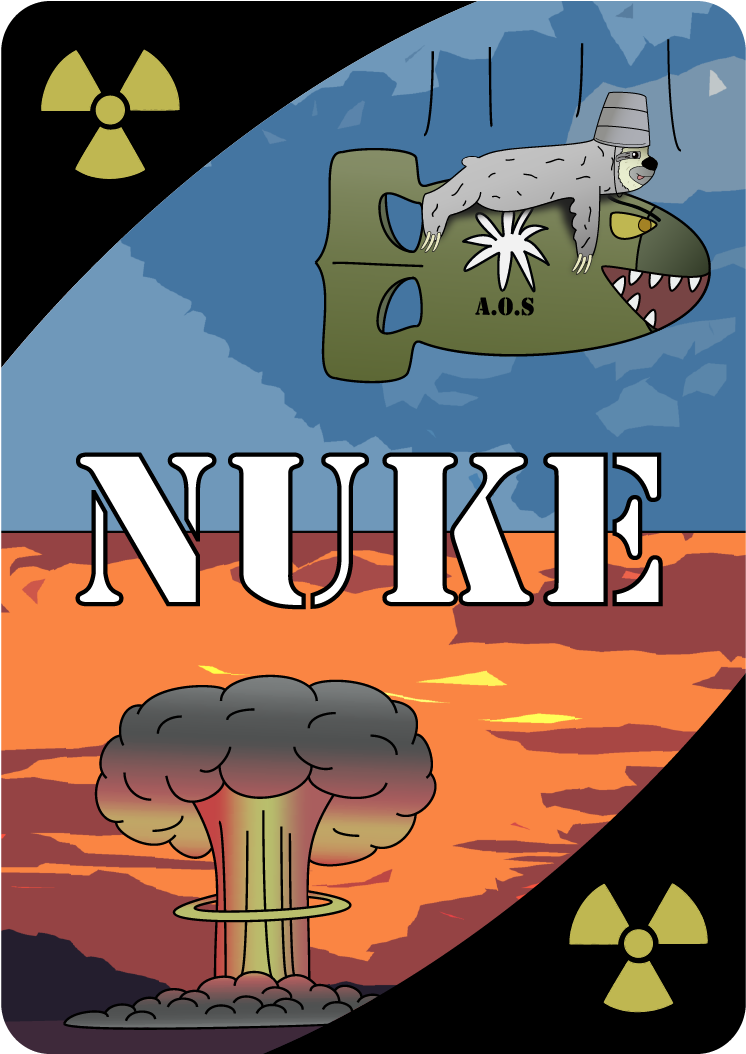 Army Of Sloths - Nuclear Symbol (825x1125), Png Download