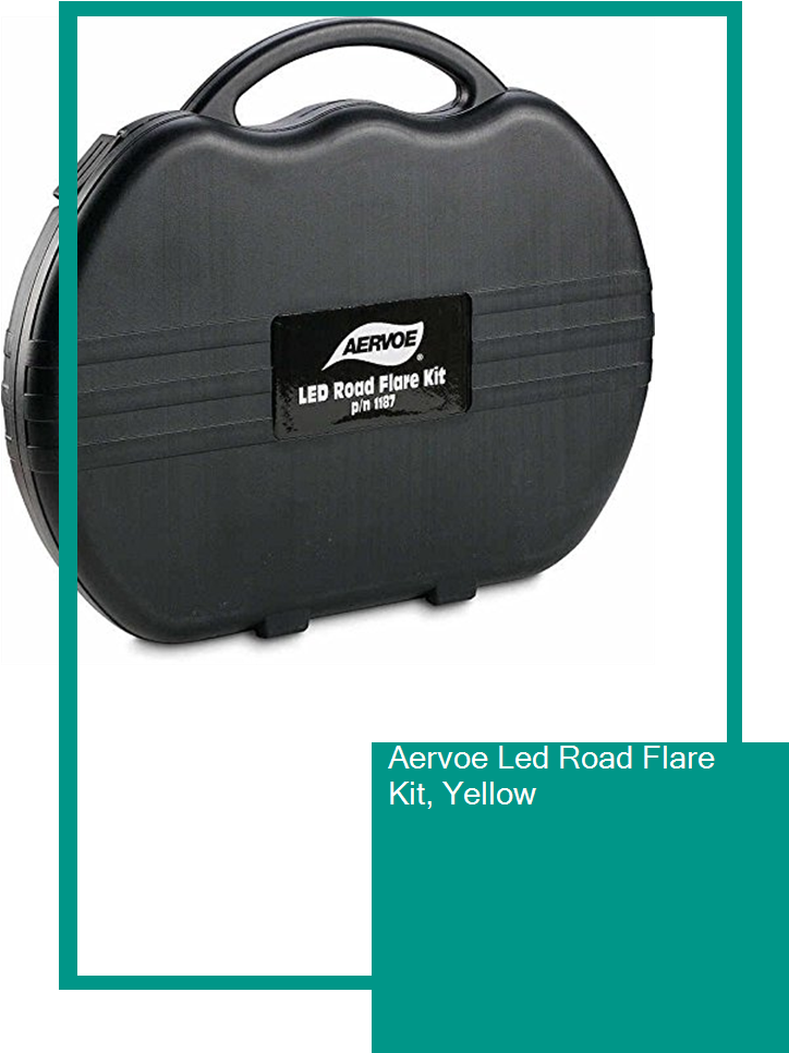 Aervoe Led Road Flare Kit, Yellow - Lego (735x1100), Png Download