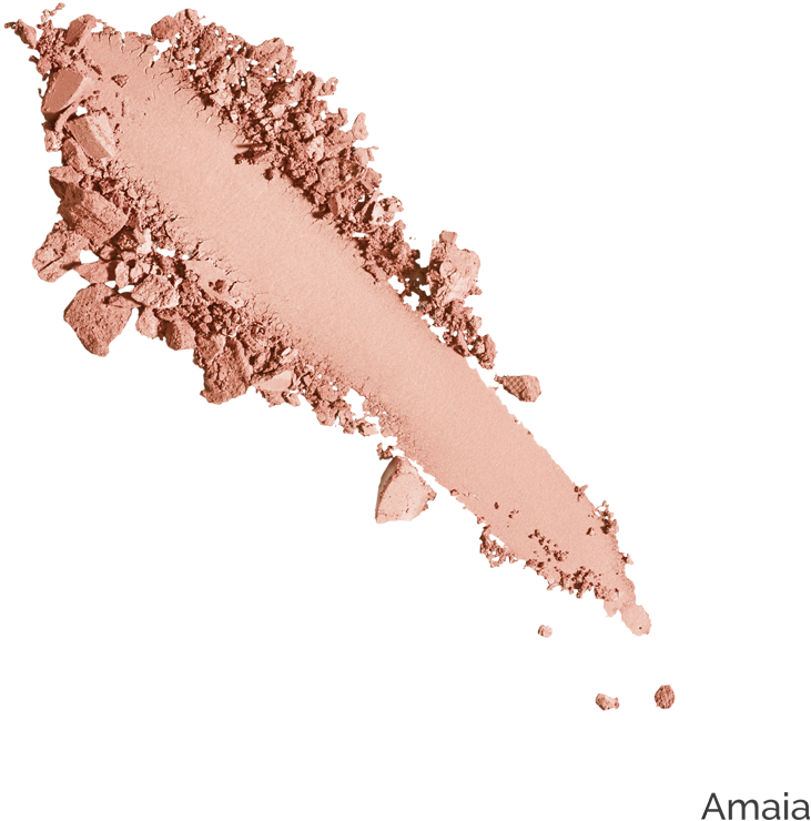 Nui Cosmetics Pressed Powder Blush Amaia Swatch - Powder Blush On Png (900x900), Png Download