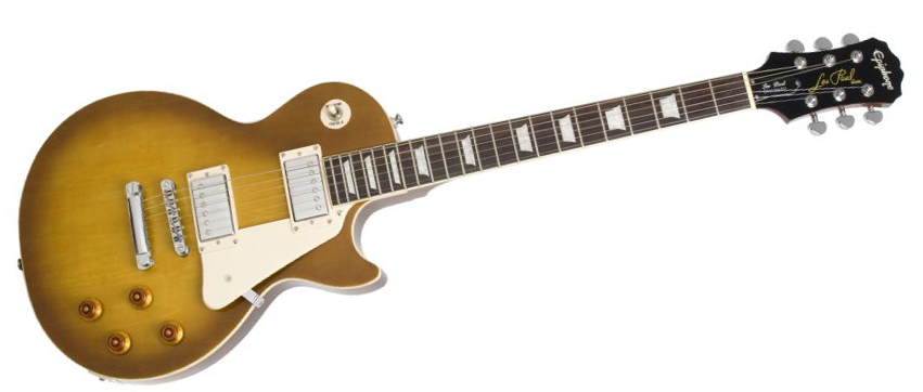 Guitar Les Paul - Gibson Les Paul Traditional Blue (854x374), Png Download