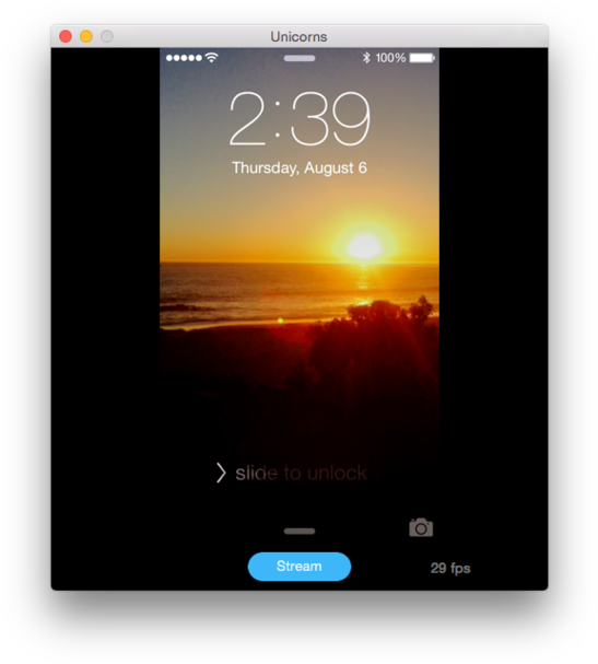 Unicorns' User Interface Doesn't Have Much To It - Smartphone (970x606), Png Download