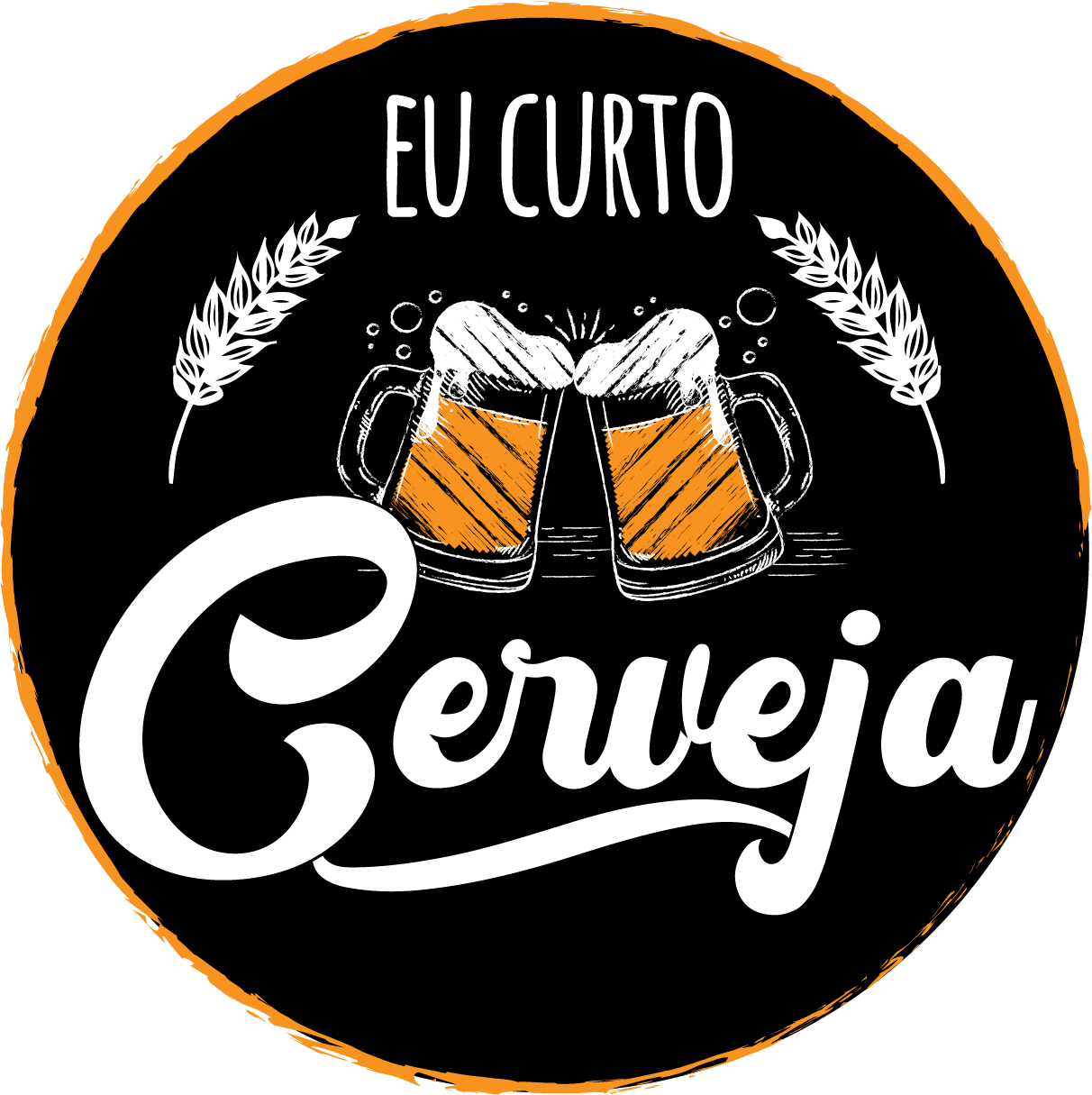 Eu Curto Cerveja - Illustration (1212x1215), Png Download