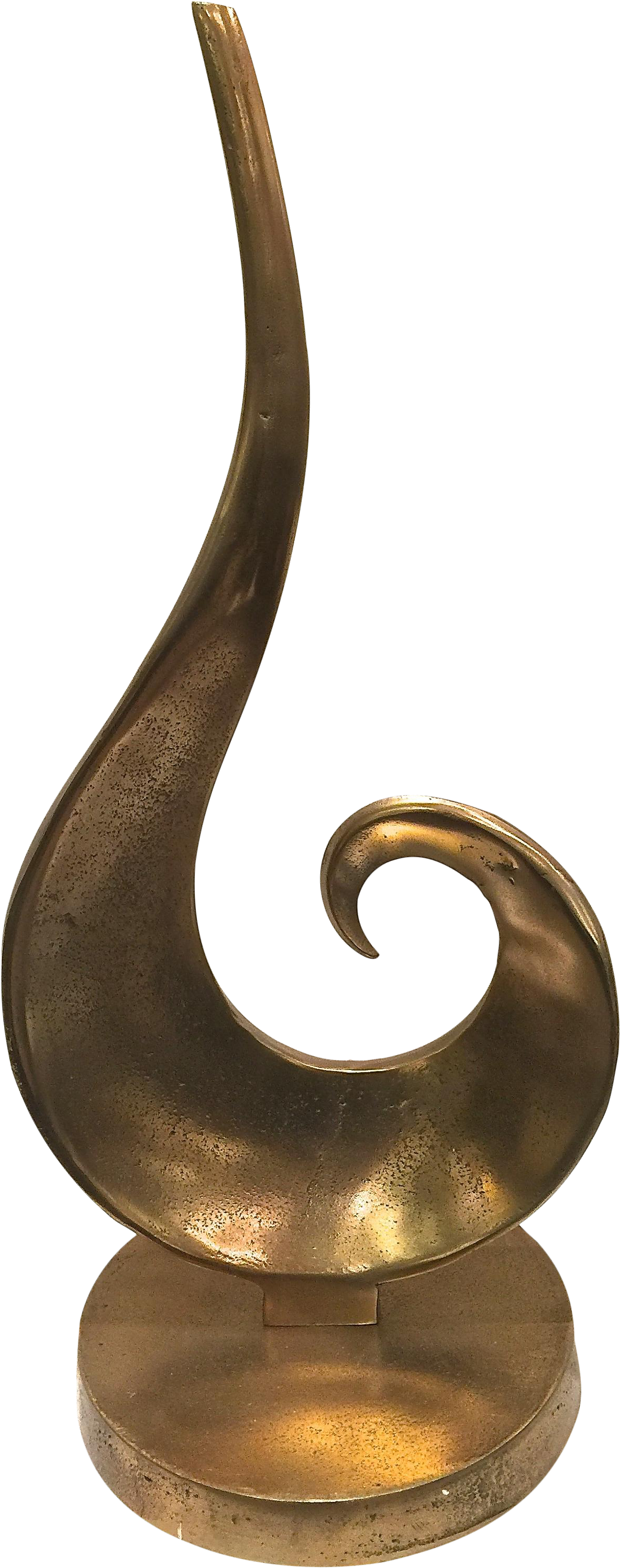 Bronze Colored M - Bronze Sculpture (1718x3152), Png Download