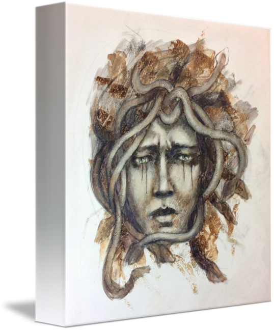 Clipart Stock Sculpture Drawing Medusa - Gorgon Medusa (538x650), Png Download