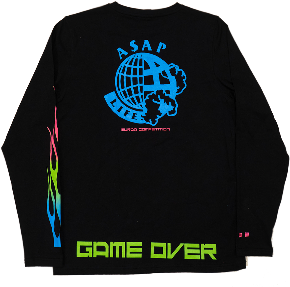 A$ap Tyy Ae86x Long Sleeve Shirt - Long-sleeved T-shirt (1000x1000), Png Download