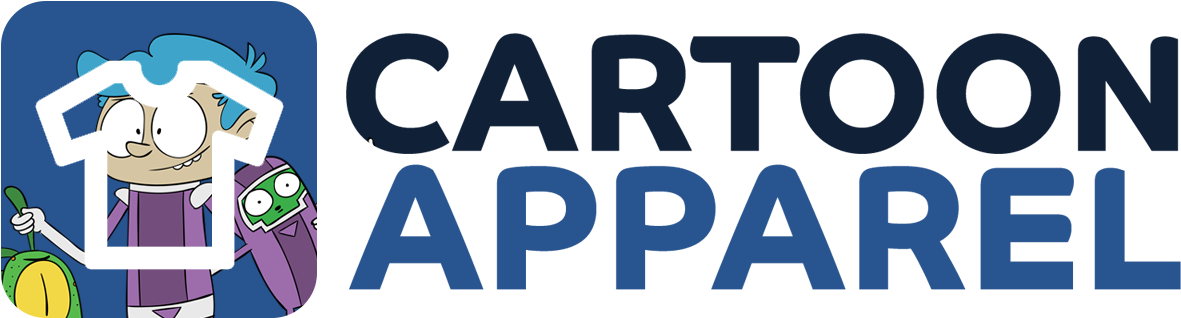 Cartoon Apparel - Tan (1260x356), Png Download