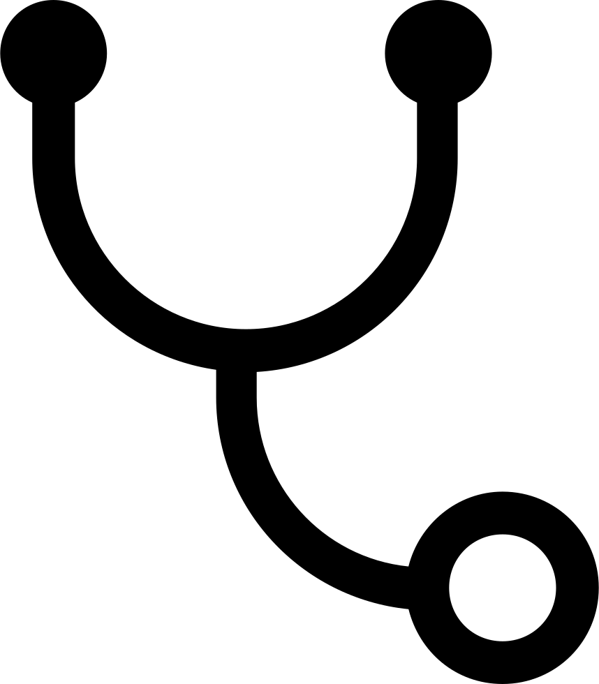 Stethoscope Png Icon Free (858x980), Png Download