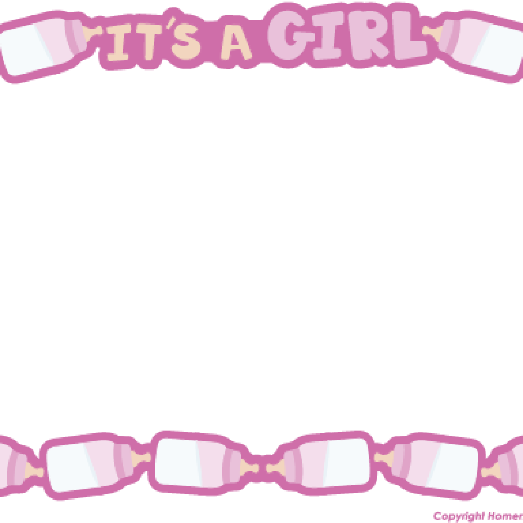 Baby Girl Borders Clip Art 28 Collection Of Ba Girl - Clipart Baby Boy Border (1024x1024), Png Download