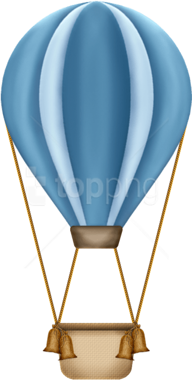 Free Png Download Airship Png Images Background Png - Baby Blue Hot Air Balloon Clip Art (480x800), Png Download