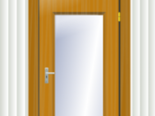 Door Clipart Room Door - Door Clip Art (640x480), Png Download