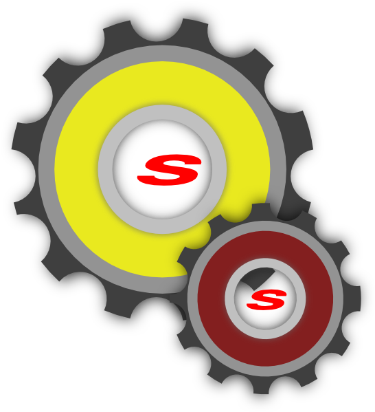 Gear Wheel Clip Art Vector Online Royalty Free & Public - Gear Kartun (546x599), Png Download
