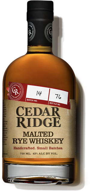 Malted Rye Whiskey - Glass Bottle (500x639), Png Download