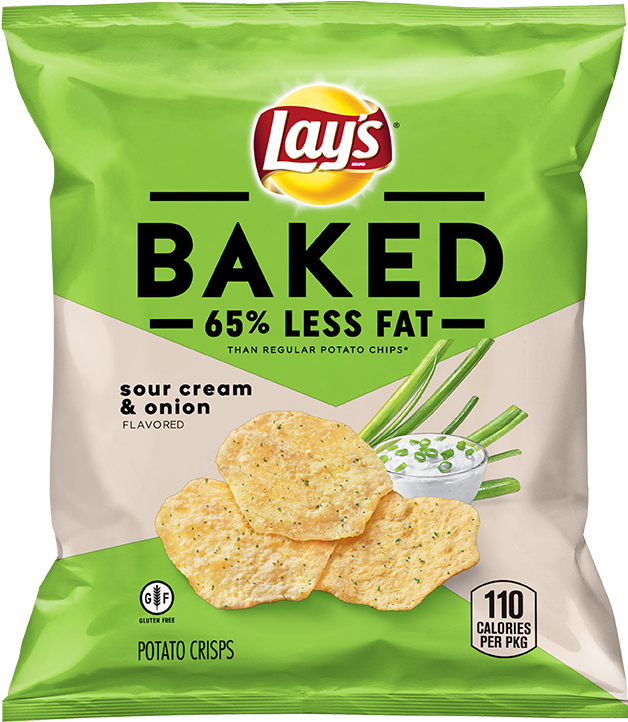 Sour Cream Baked Chips (691x800), Png Download