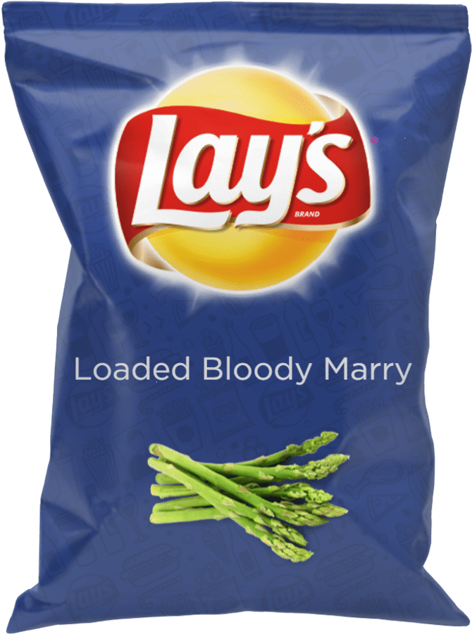 Loaded Bloody Mary - Lays Sour Cream And Onion (1000x1000), Png Download