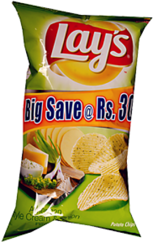 Lays American Style Cream Onion Flavour 96 G - Lays Cream And Onion (525x600), Png Download