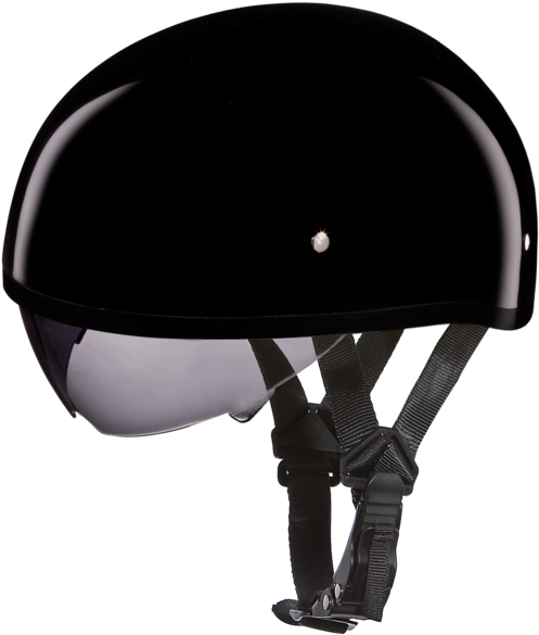 D - O - T - Daytona Skull Cap - Hi - Gloss Black Smoke (600x600), Png Download