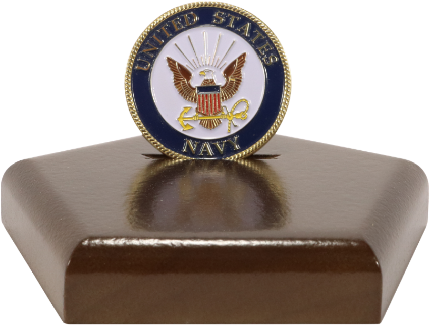 Single Challenge Coin Display - Badge (1024x1024), Png Download