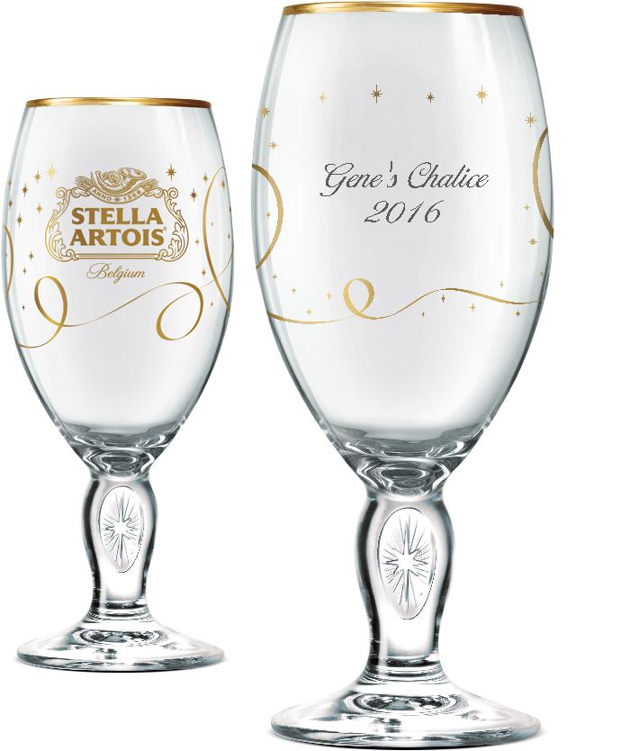 Get A Customized Stella Artois Holiday Chalice For - Stella Artois (814x900), Png Download
