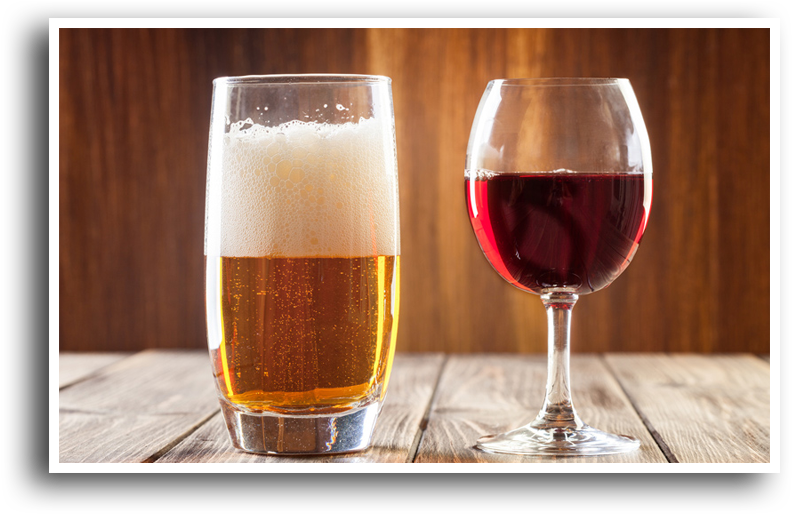 Ana Luna Offers A Great Selection Of Beer And Wine - French Beer And Wine (822x525), Png Download